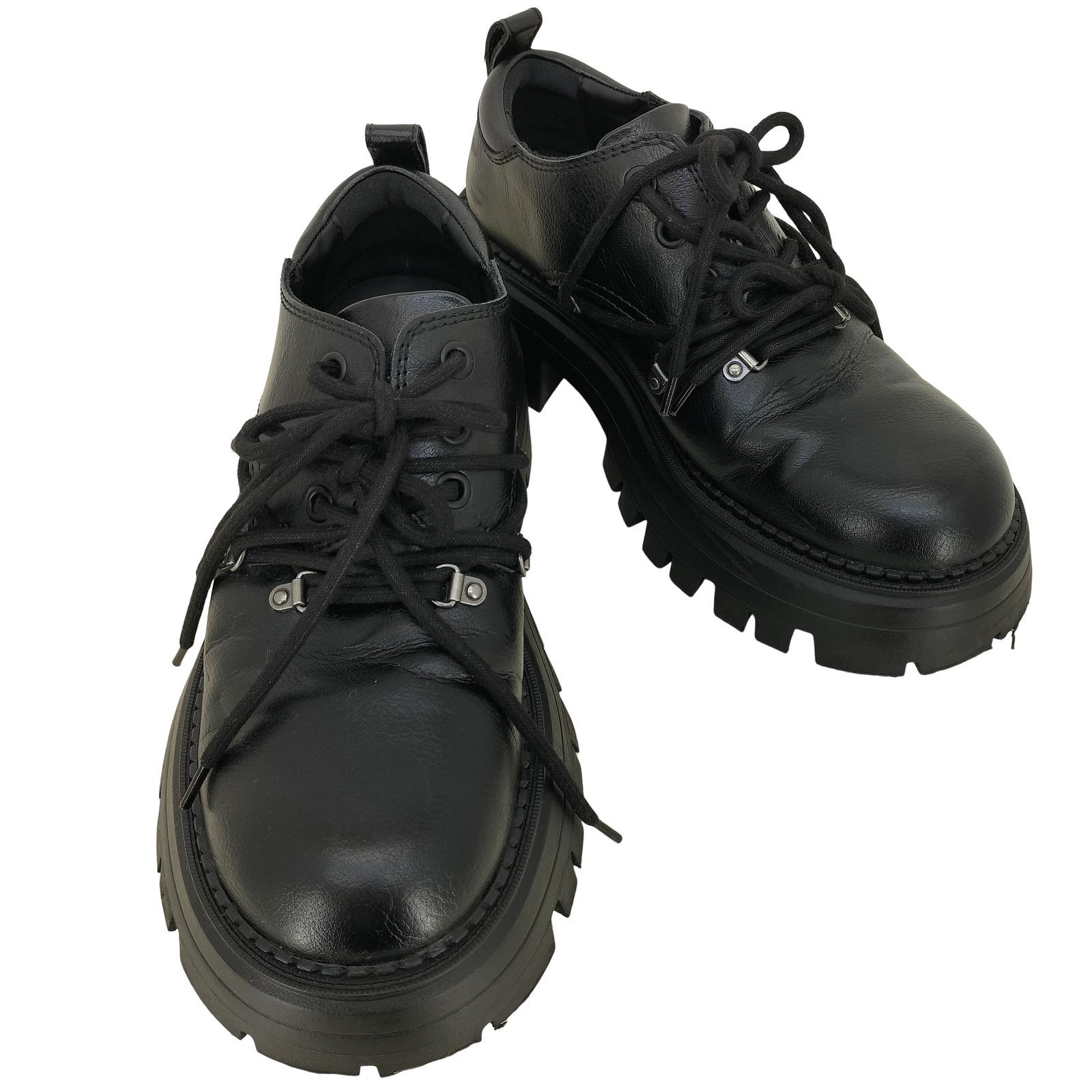 zara ザラ　マルチレースチャンキーシューズ　革靴　 ブーツ　メンズ　厚底 zara ザラ マルチレースチャンキーシューズ 革靴 ブーツ メンズ