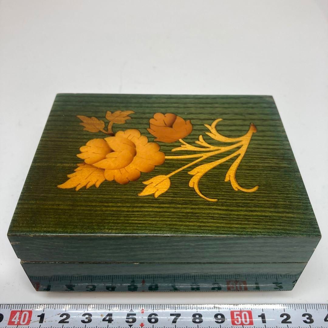 リュージュ 木製象嵌19弁オルゴール 直径11.4 東H5-0814 タニト