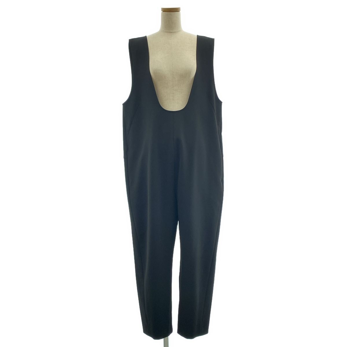 LOHEN | ローヘン | U NECK ROMPERS | ワイド オールインワン | 36 | ブラック | レディース