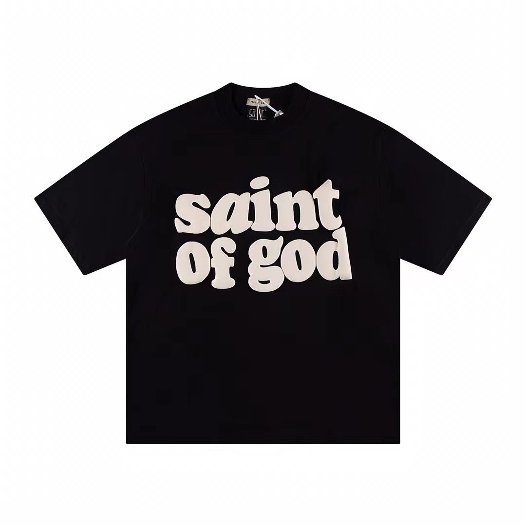 激レア☆SAINTMICHAEL×Fear of God セントマイケル フィアオブゴット☆Tシャツ ブラックユニセックス