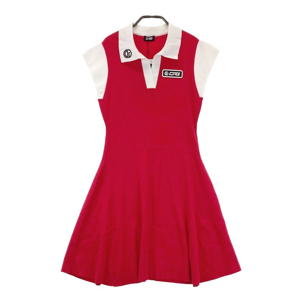 サイズ：3 CPG GOLF シーピージーゴルフ ワンピース レッド系