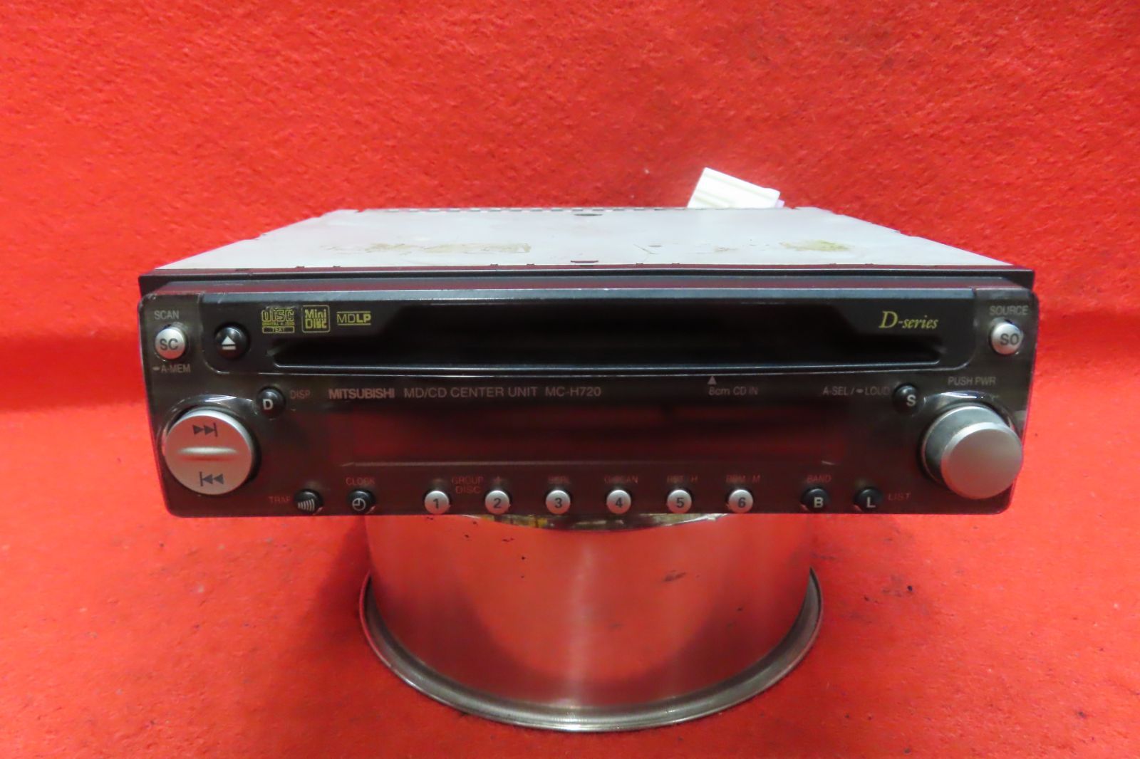 MITSUBISHI MC-H720 カーオーディオ MD/CDセンターユニット MITSUBISHI MC-H720 カーオーディオ MD/CDセンターユニット