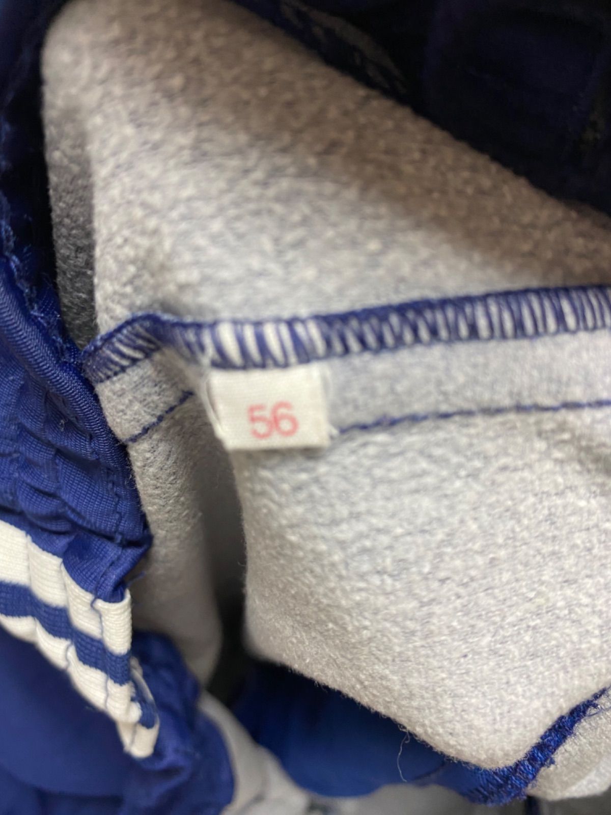 adidas？ トラックパンツ ブーツカット センタープレス ネイビー 3本線 