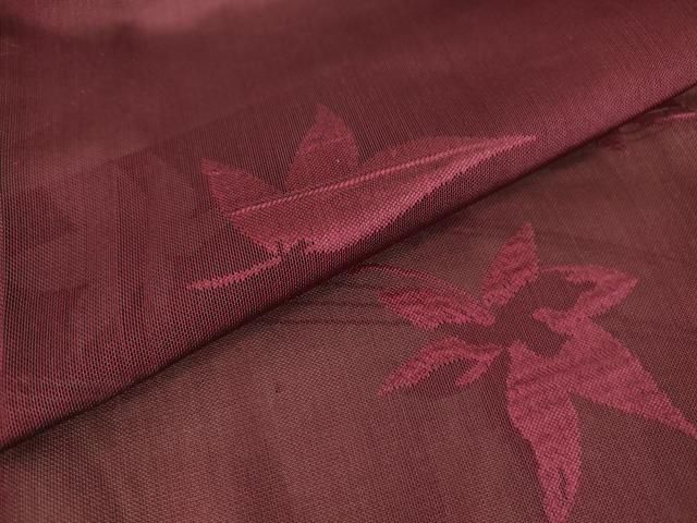 平和屋着物▽羽織 スリーシーズン 春夏秋 塵除け 紗 竜田川文 正絹