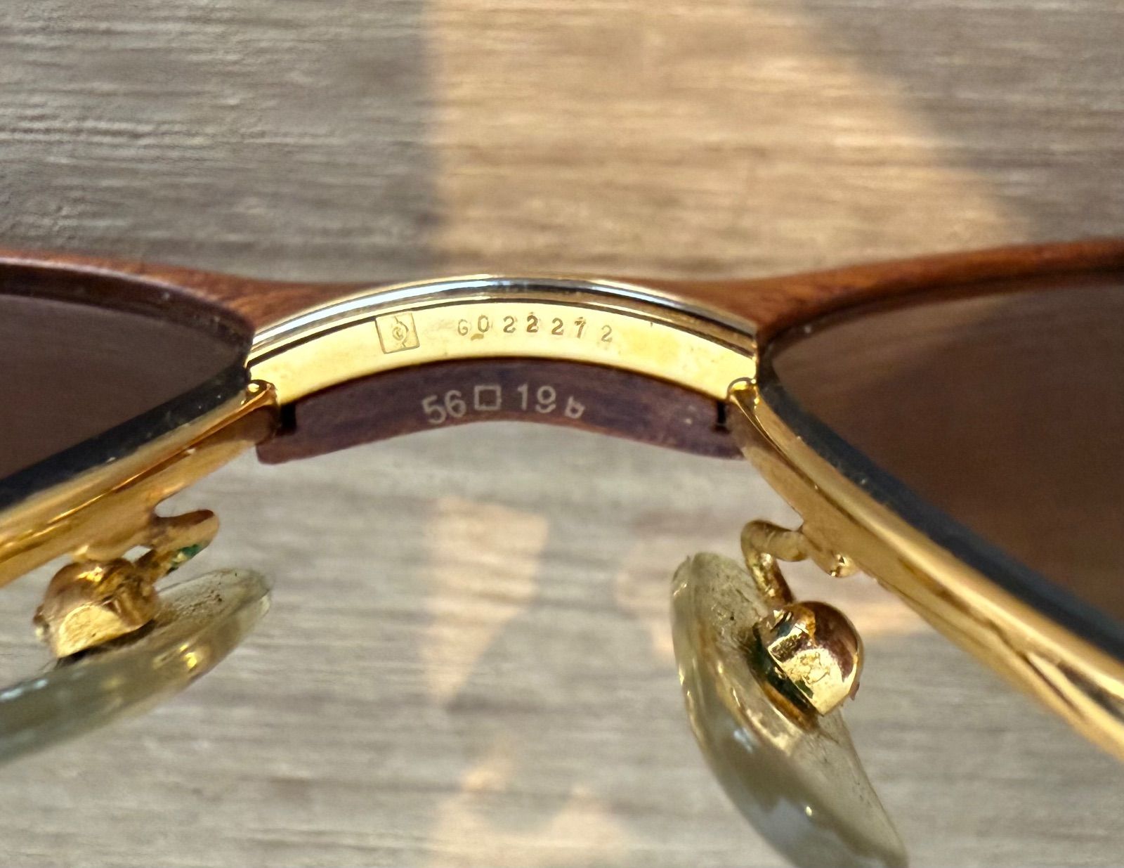 Cartier カルティエ サングラス ウッドフレーム 希少 フランス