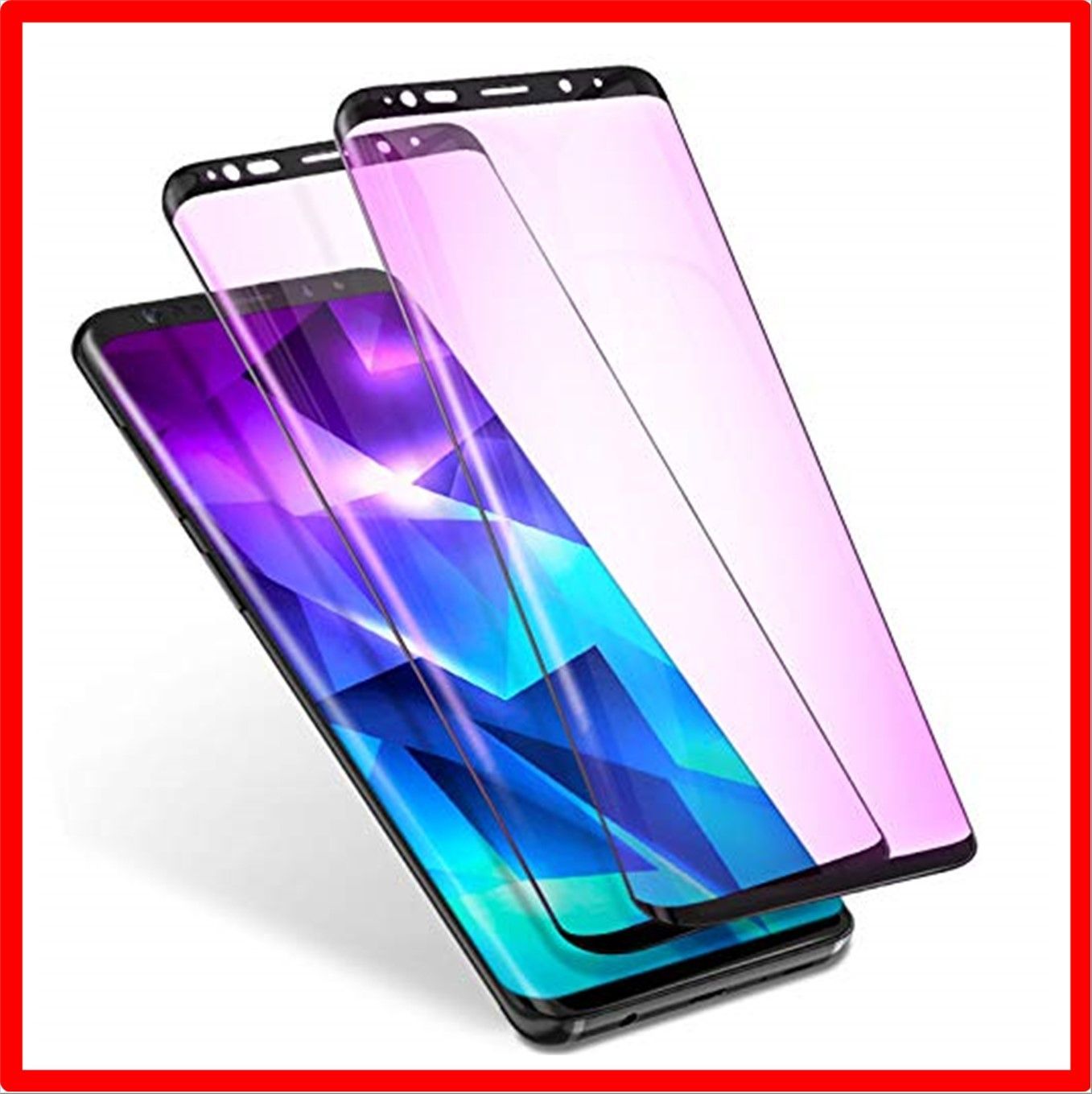 【セール中】 Galaxy S9Plus_ブルーライト-2枚セット GalaxyS9Plus ガラスフィルム S9Plus ブルーライト SC-03K 保護フィ