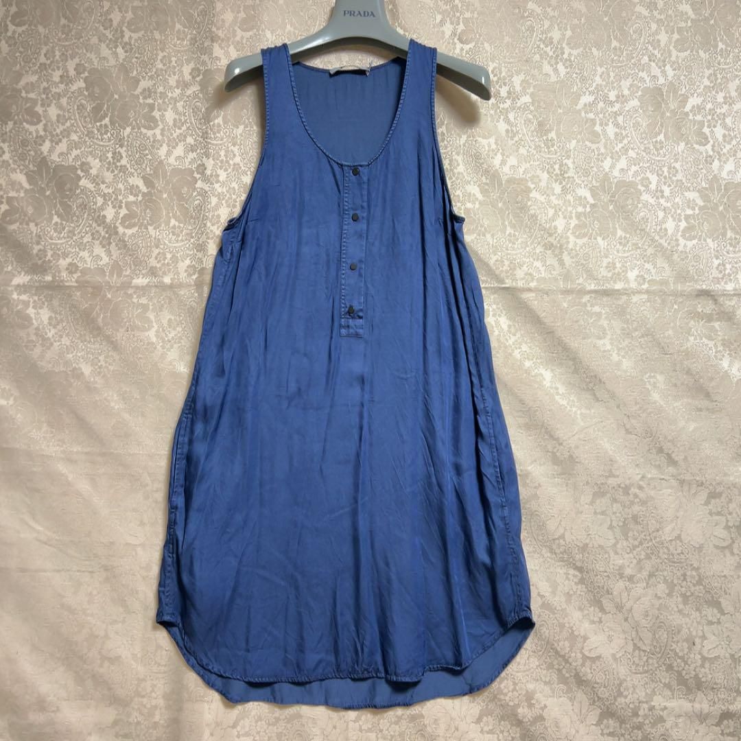 T by Alexander wang XS ノースリーブ タンクトップ 紺色