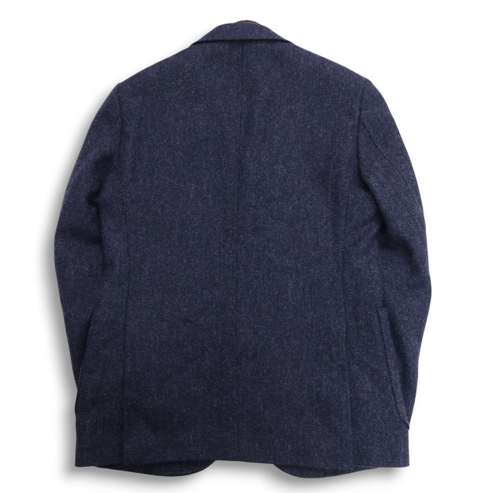 MALE&CO 英国生地MOON ツイード テーラードジャケット グレー L 秋冬 