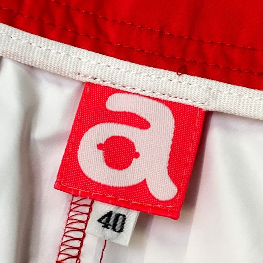 サイズ：40 ARCHIVIO アルチビオ ナイロンスカート レッド系