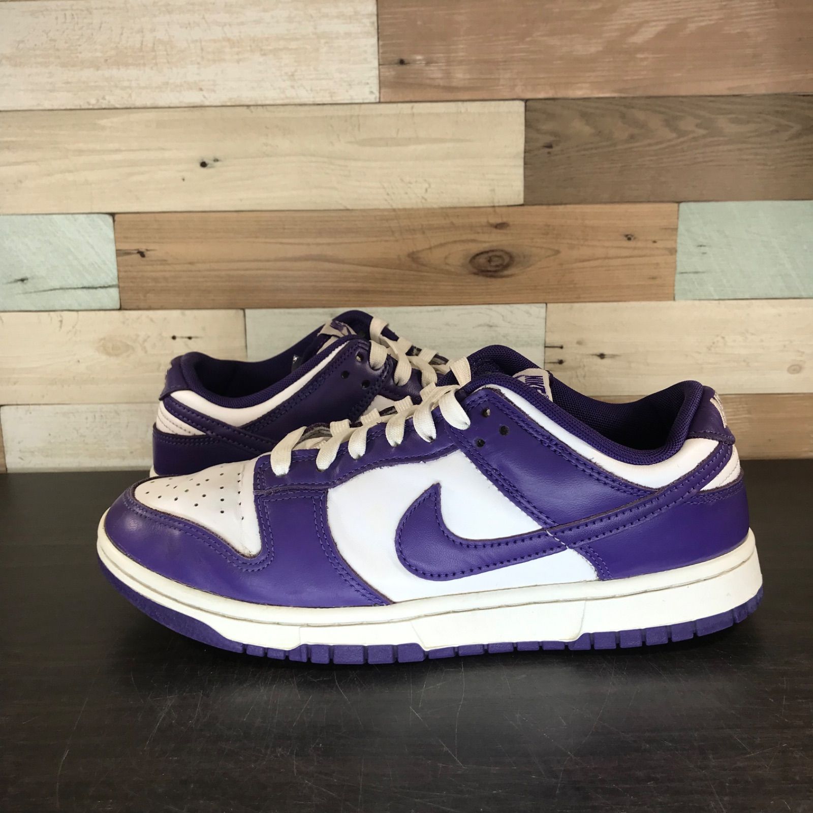 NIKE DUNK LOW RETRO ダンク ロー カット レトロ パープル ホワイト 白 