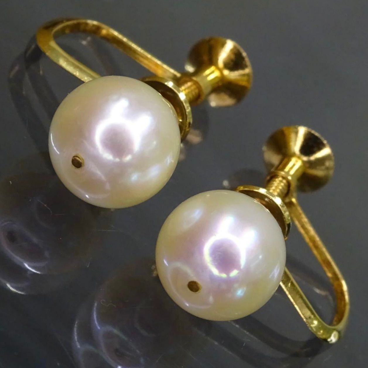 TASAKI タサキ 田崎 天然あこやパール 18金 K18 ゴールド GOLD 750 本 