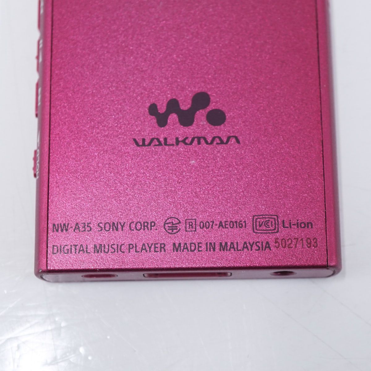 SONY ウォークマン NW-A35 16GB USED美品 本体のみ ボルドーピンク 高