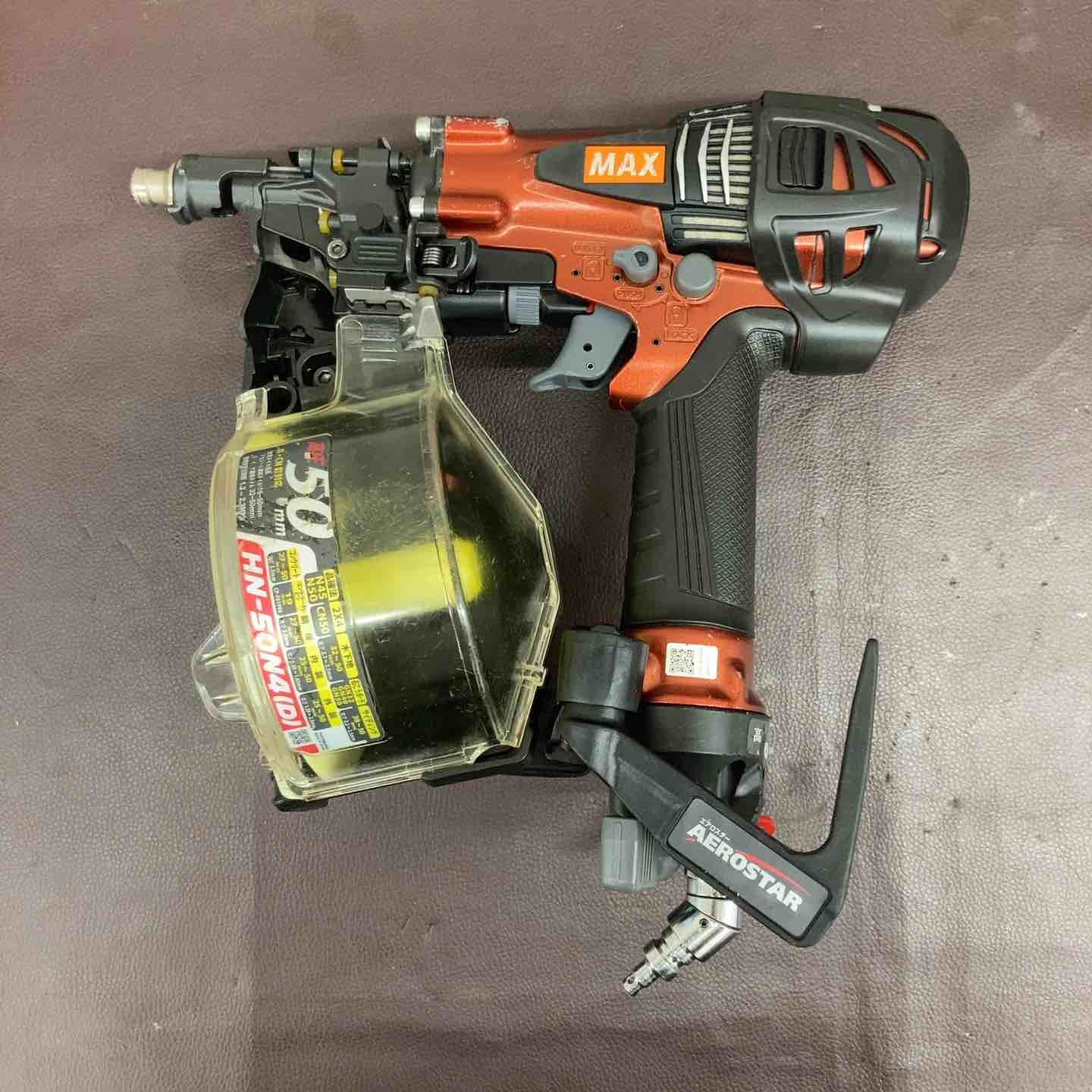 品 マックス MAX 50mm 高圧エア釘打ち機 HN-50N4 D -R 東大和店