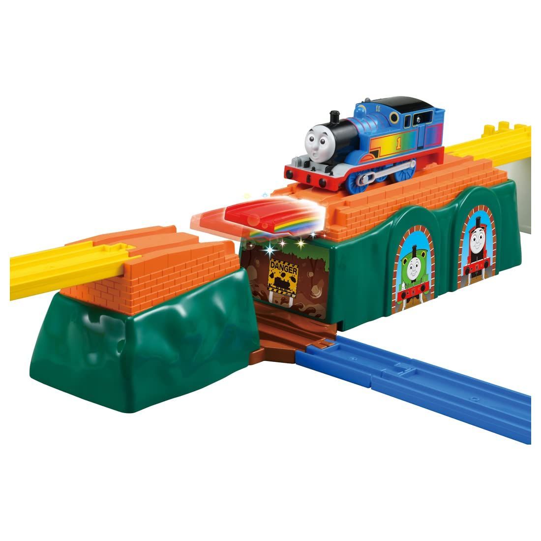 【人気商品】タカラトミー プラレール トーマス きかんしゃトーマス 虹をわたろうのびーるブリッジ 電車 おもちゃ 3歳以上