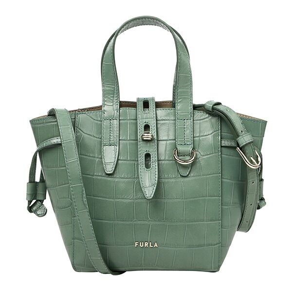 最終お値下げ【美品】フルラ FURLA ミント グリーン トートバッグ フルラ FURLA バッグ （グレー） -ファッション通販 FASHION WALKER