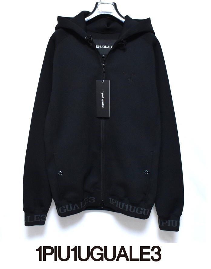 8万2500円 1piu1uguale3 SPORT リブ ロゴ パーカーAKM 【公式通販】