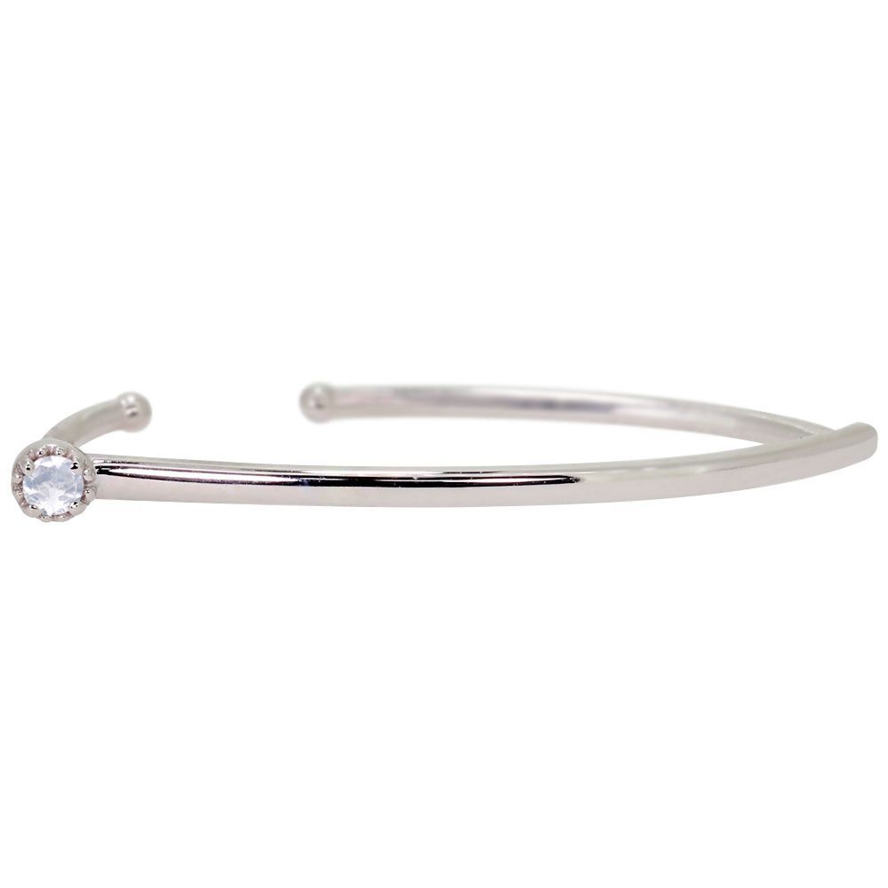 イヤーカフ 18k 大ぶり ゴールド ピンクゴールド K18 イヤカフ レディース 片耳 ロイヤルブルームーンストーン ストレート【受注生産の為8～10営業日程度で発送】