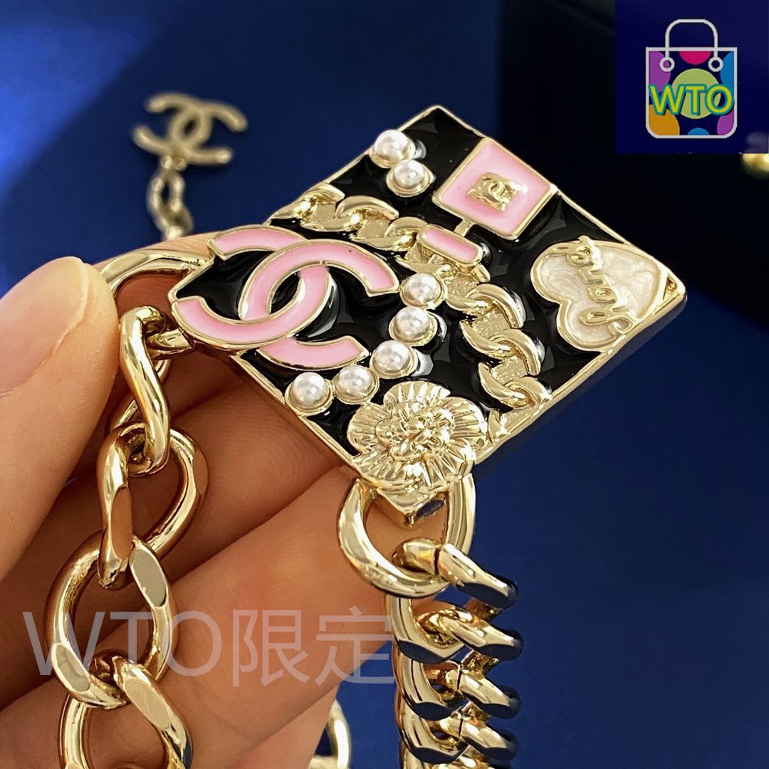 今日特価】CHANEL シャネル 小香風 新作 ピンク滴油加工 ダブル
