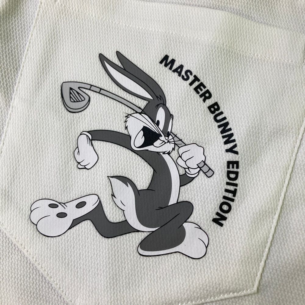 サイズ：00 MASTER BUNNY EDITION マスターバニーエディション ×LOONEY TUNES 2023年モデル ストレッチ スカート  ホワイト系 [240101483199] ゴルフウェア レディース ストスト サイズ：00 MASTER BUNNY EDITION マスターバニーエディション