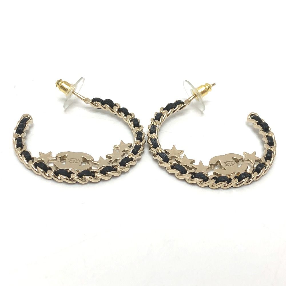 CHANEL シャネル ピアス ココマーク フープ B23C メタル - メルカリ