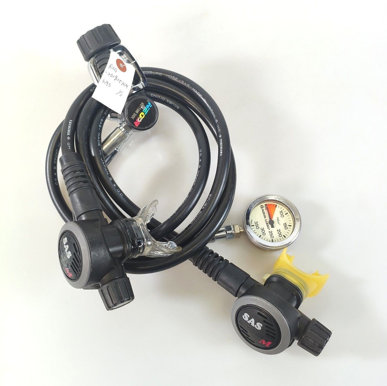 OH済 SAS NEOR レギュレーター ファースト セカンド オクトパス ゲージセット REG-250805NM