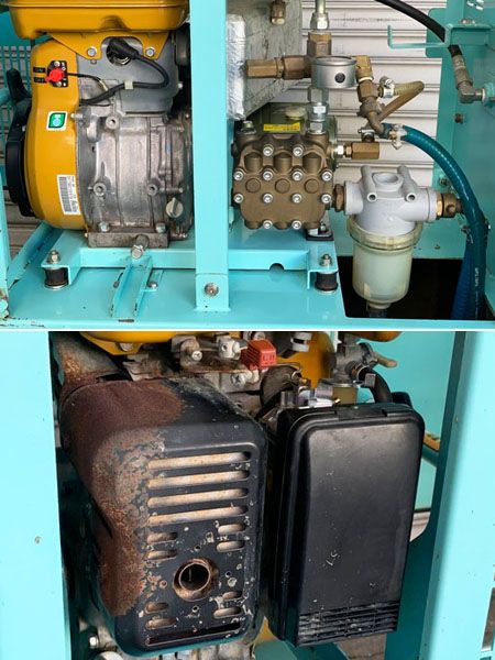 ツルミ エンジン式高圧洗浄機 No.2 HPJ-550WE2 - メルカリ