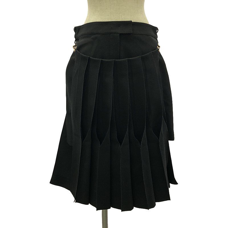 新品】 FENDI / フェンディ | Duchesse skirt with pleated panel
