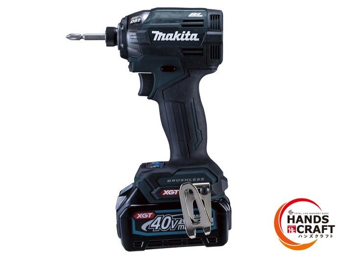 マキタ makita 40Vmax 充電式 インパクトドライバ TD002GRDXB ブラック 40V2.5Ah バッテリ2個 充電器 ケース付 純正