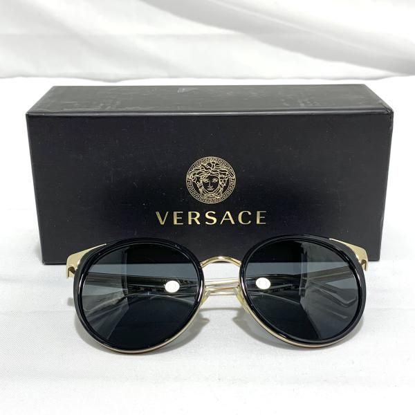 VERSACE ウェリントンサングラス 2185 ケース付き ヴェルサーチェ 19 240019504325
