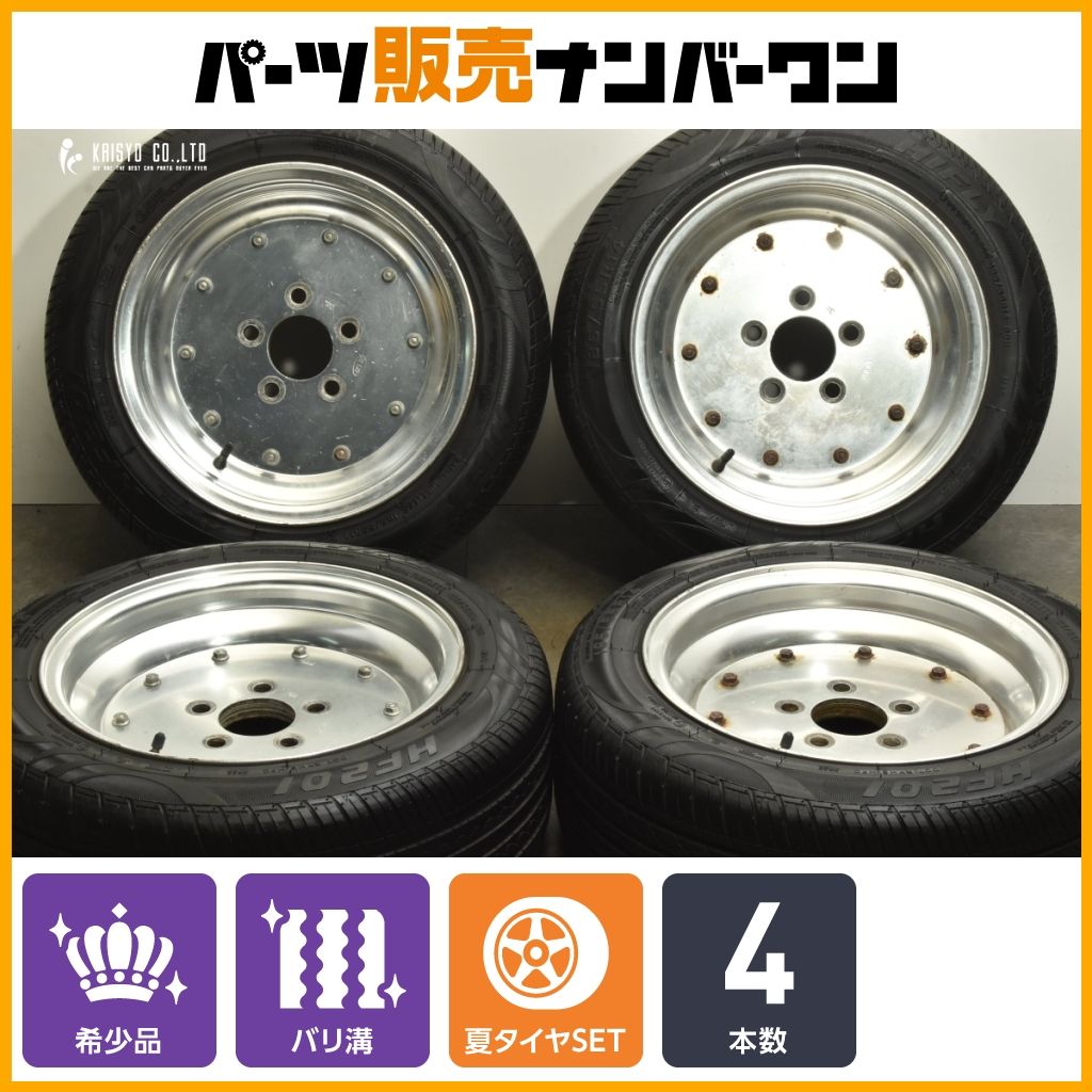 バリ溝セット SSR スピードスター MK-1 14in 6.5J PCD114.3 15 PCD114.3 HIFLY HF201 185|55R14 マツダ カペラ ミツビシ コルトプラス