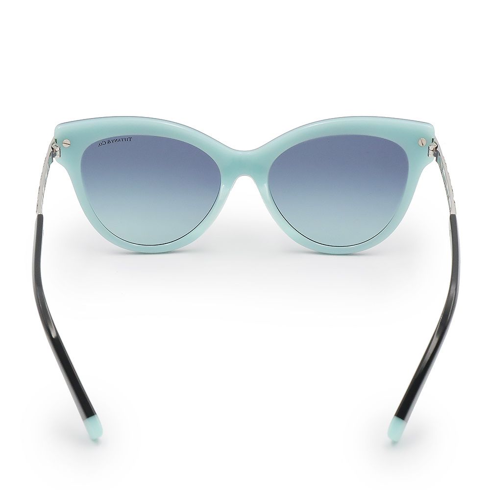 ティファニーブルーがアクセント Tiffany&Co キャットアイ 眼鏡 ティファニー アトラス クロック キャットアイ サングラス