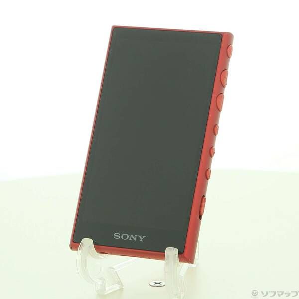 〔 品〕 WALKMAN A100シリーズ メモリ64GB microSD レッド NW-A107 344