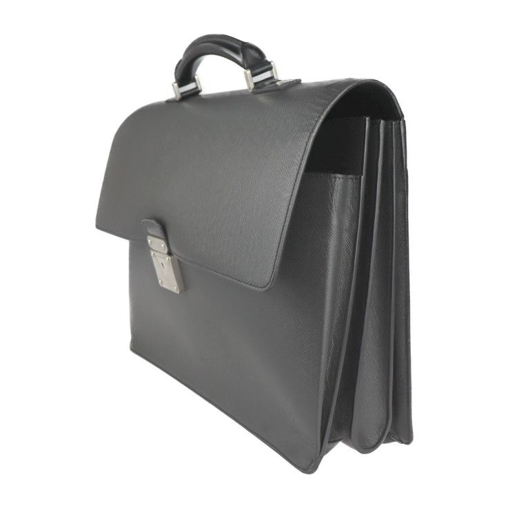 LOUIS VUITTON ルイ ヴィトン ビジネスバッグ M31032 タイガ レザー アルドワーズ ブラック系 シルバー金具 ブリーフケース  ハンドバッグ ビトン 【本物保証】