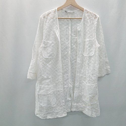 Theory Luxe 40号 ジャケット 7部袖 ジャケット レディース ノーカラー