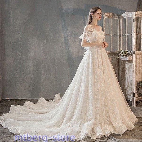 ウェディングドレス ウェディングドレス白 パーティードレス