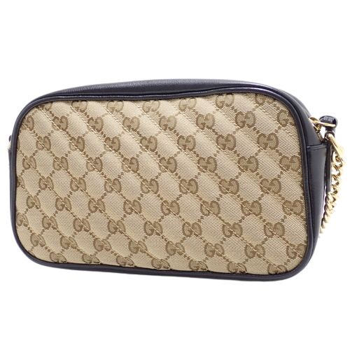 GUCCI(グッチ) GGマーモント キルティング スモール ショルダーバッグ