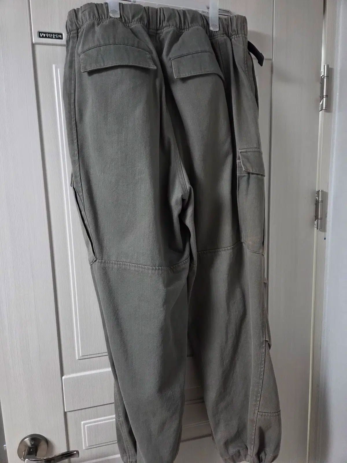 3 Hatchingroom ミルパンツ ウォッシュド オリーブ