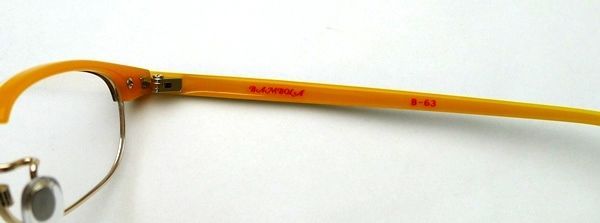 さまぁ～ずの大竹さん愛用のあのバンボーラがついに再入荷！】BAMBOLA（バンボーラ） B-63 COL-14（ブラック×ホワイト×イエロー  ゴールドリム） - メルカリ