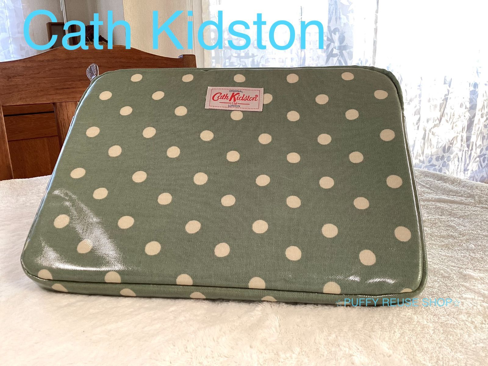 キャスキッドソン cath kidston パソコンケース ドット柄 - ビジネスバッグ