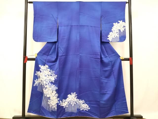 平和屋着物□訪問着 飾花文 暈し染め 正絹 逸品 AAAZ7859fw