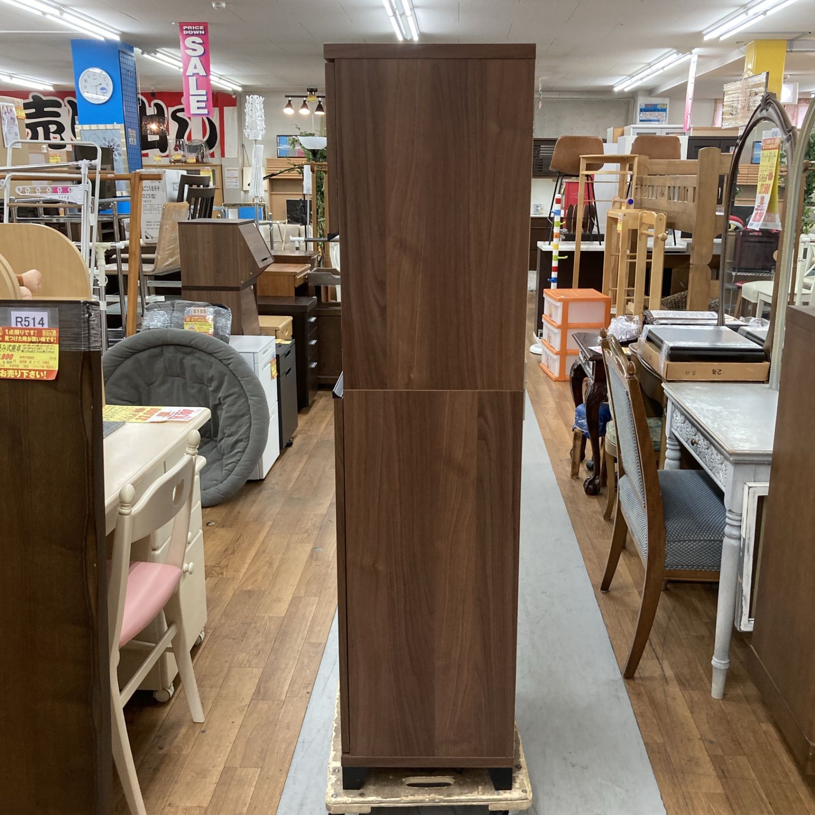 S282⭐ シューズボックス 下駄箱 約14足収納可能 ブラウン 幅60cm USED S282⭐ シューズボックス 下駄箱 約14足収納可能 ブラウン 幅60cm USED