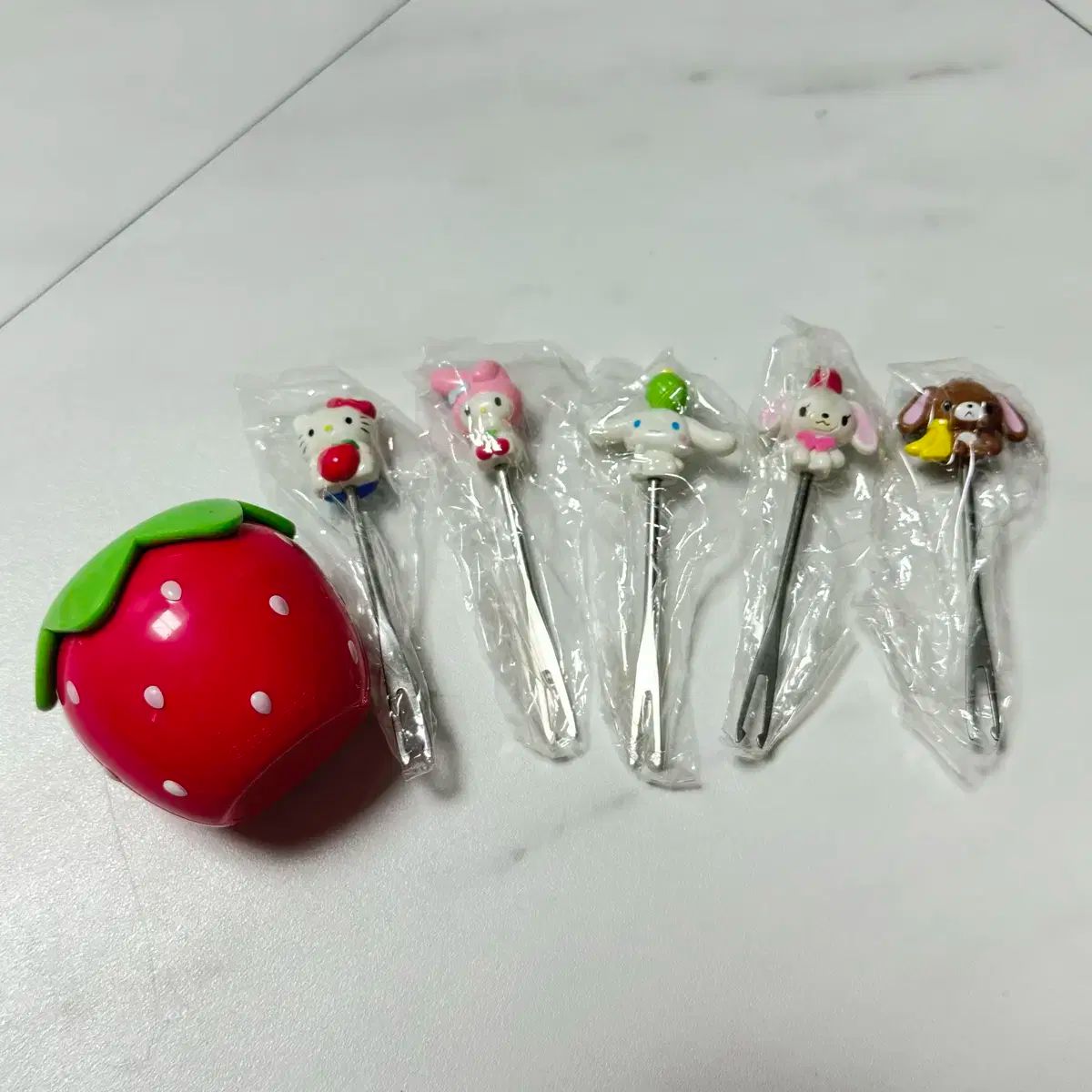 レトロ キティ フォークセット マイメロディ シナモロール