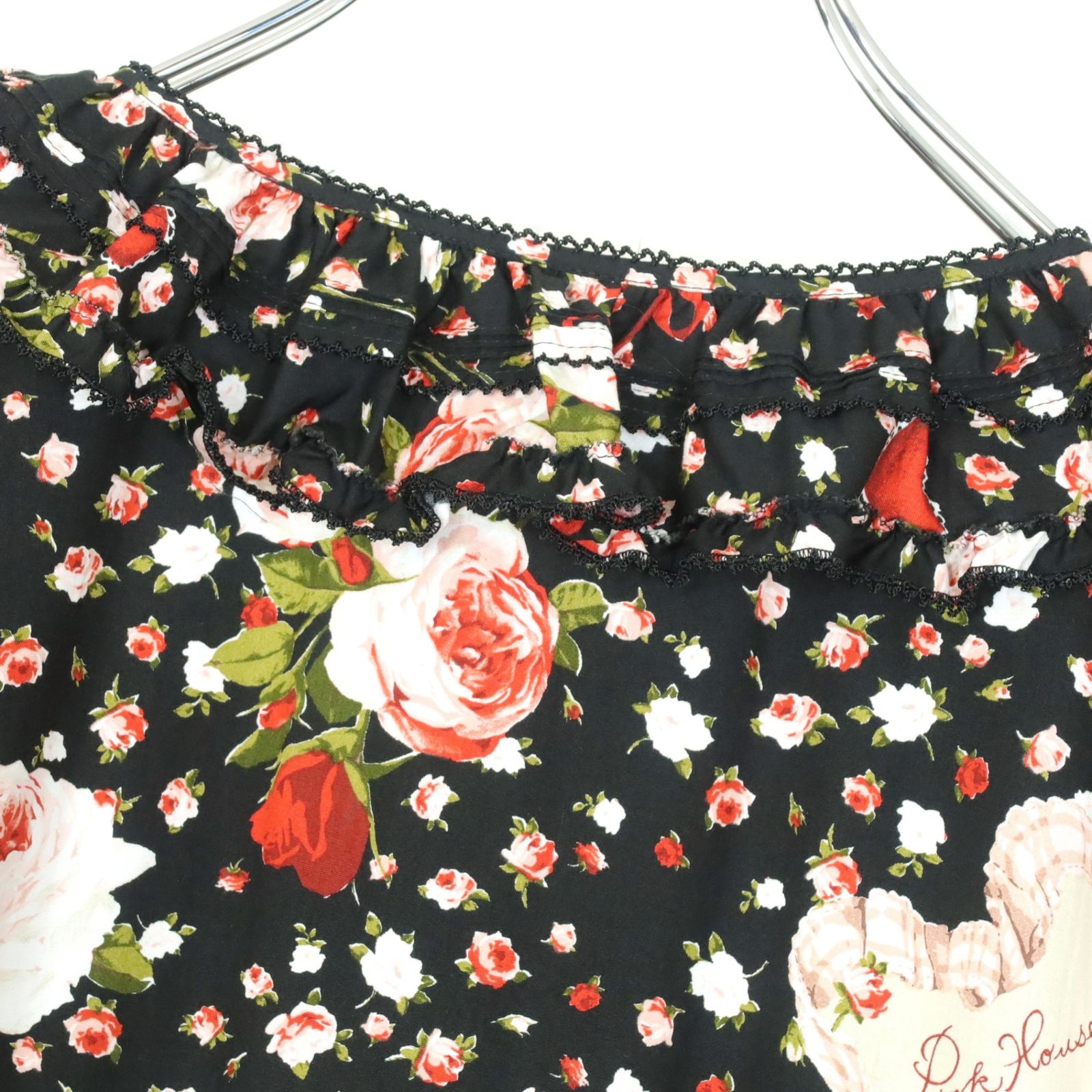 極美品】ピンクハウス☆2023早春カタログ掲載！ オーナメントローズpt  