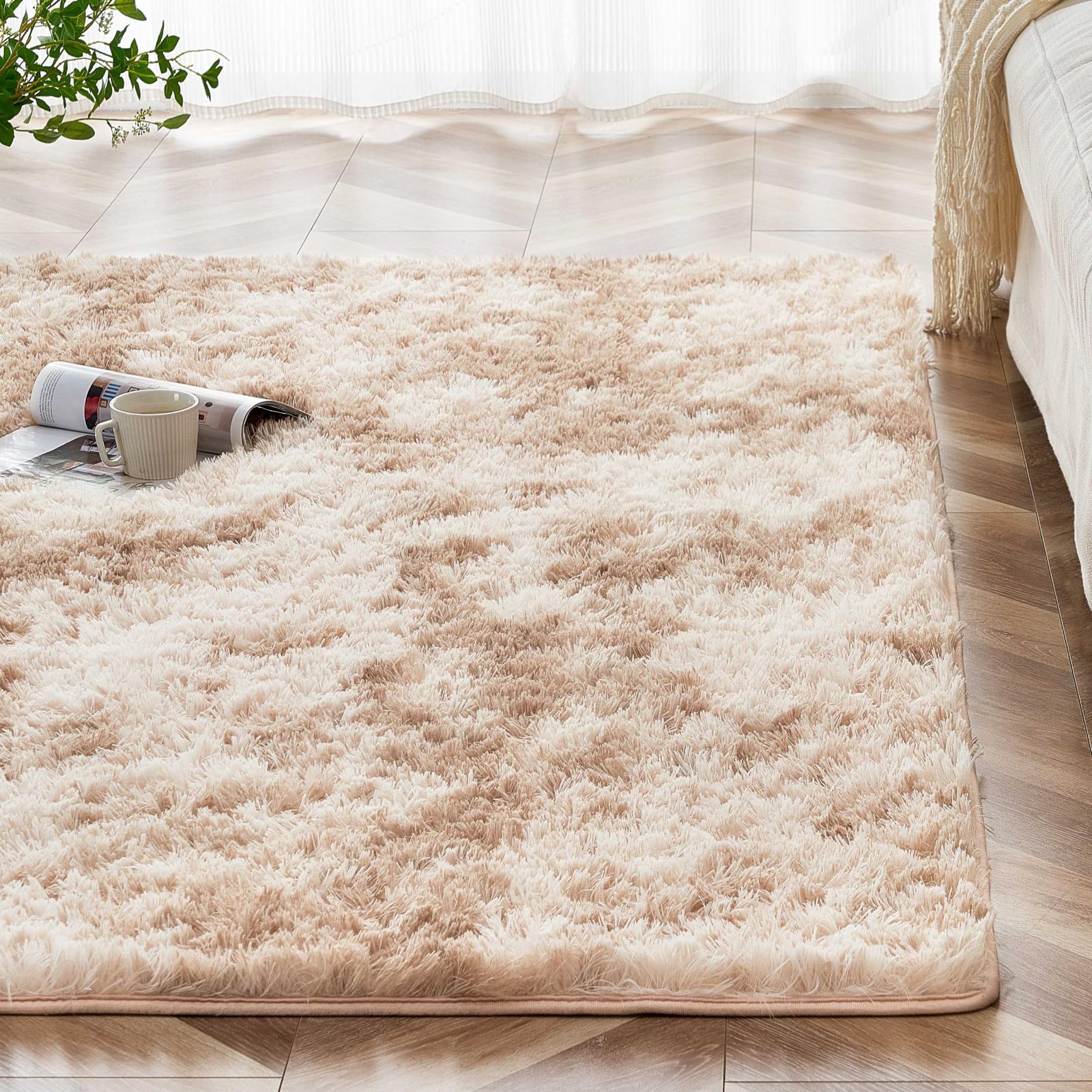 【特価商品】Topfinel カーペット 1畳 120x160cm カーキ 滑り止め 極厚 カーペット クリーナー 付き 防音カーペット ラグ カーペット 夏用 北欧