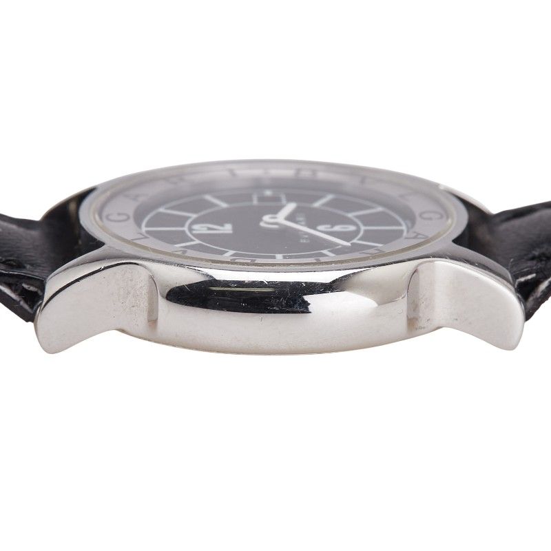 ブルガリ ソロテンポ デイト ST29S ステンレススチール レザー  