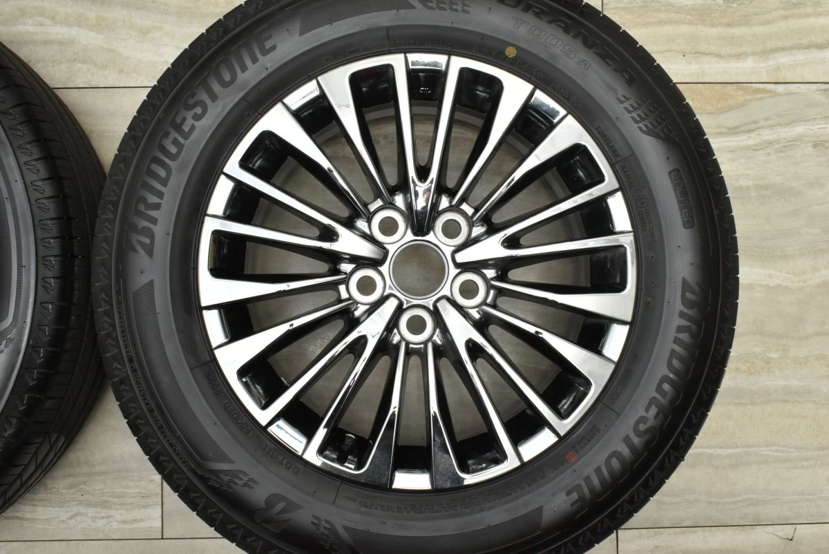☆バリ山☆40系 アルファード 18インチ pcd120 BRIDGESTONE 新車外し品】トヨタ 40 アルファード エグゼクティブラウンジ