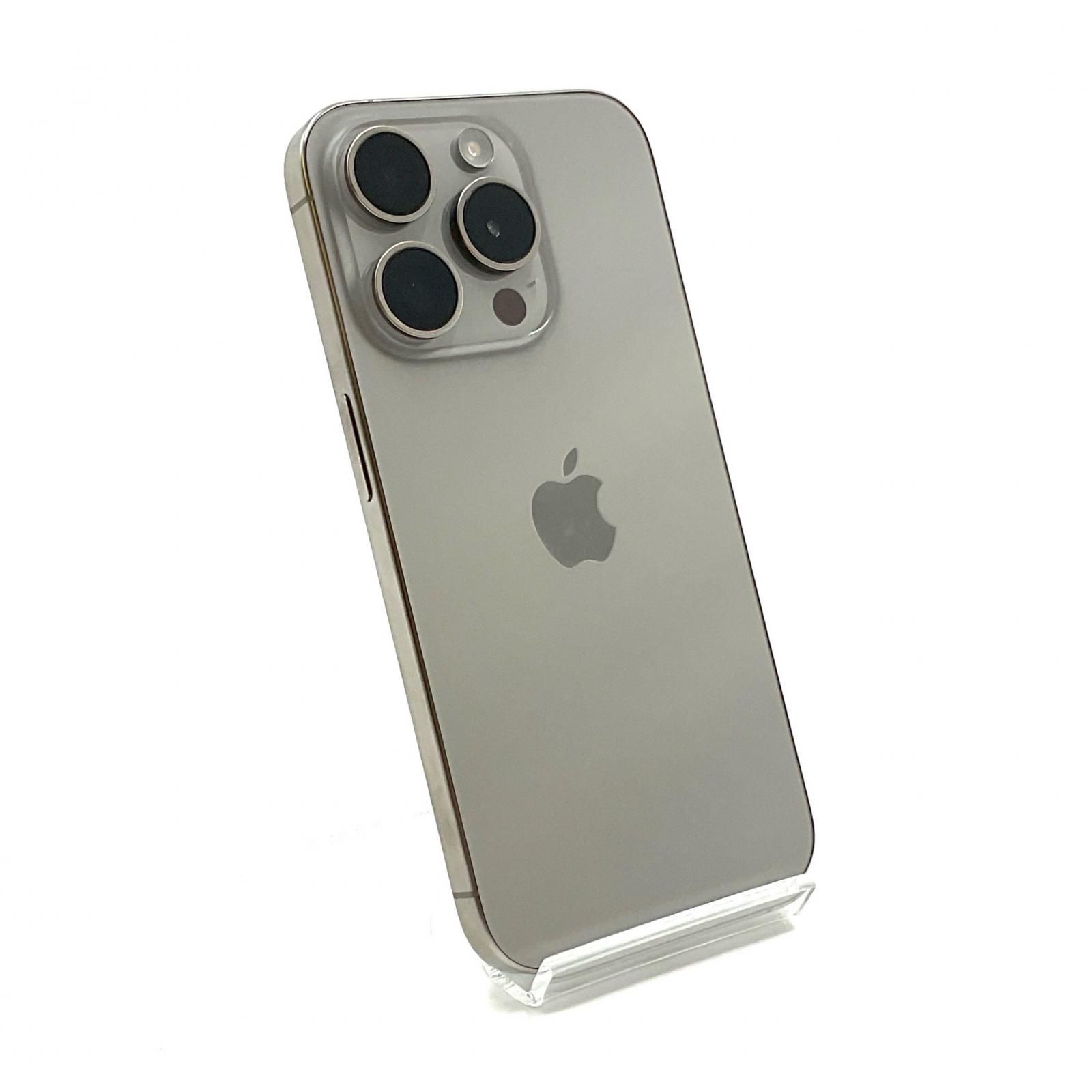 iPhone 15 Pro 128GB ナチュラルチタニウム SIMフリー 白ロム 動作確認 