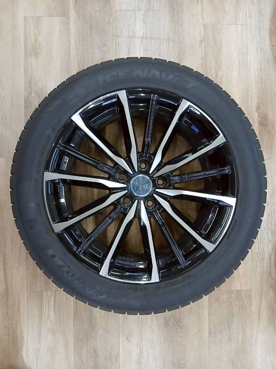 送料無料 ENKEI SMACK ホイール×スタッドレスタイヤ GOODYEAR ICENAVI7 235|50|R18 アルファード ヴェルファイア クラウン等へ