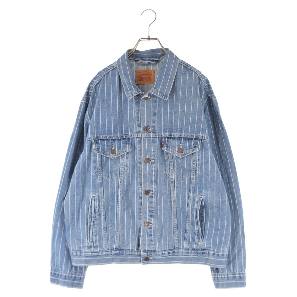 SUPREME (シュプリーム) 18SS×Levi's Pinstripe Trucker Jacket