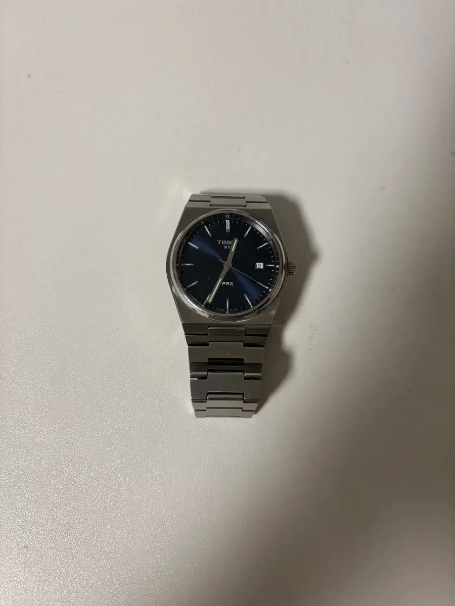 TISSOT ティソ PRX メタル 時計 青文字盤